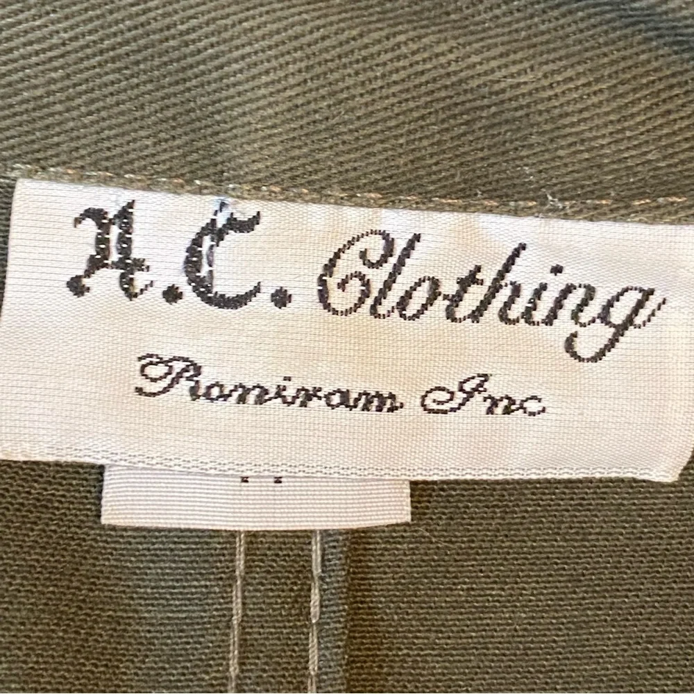 VINTAGE A.C. CLOTHING CROP JACKET  SZ M - Picture 12 of 15
